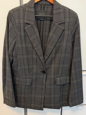 Sanctuary Glen Plaid Single-Button Blazer